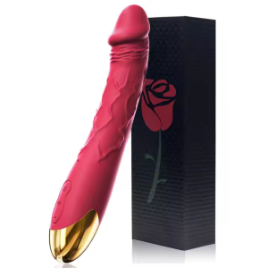 Mei Pei 10 Powerful Vibrating Mode Female Clitoris and G-Spot Stimulation Toys Realistic Fake Penis Vibrating Female