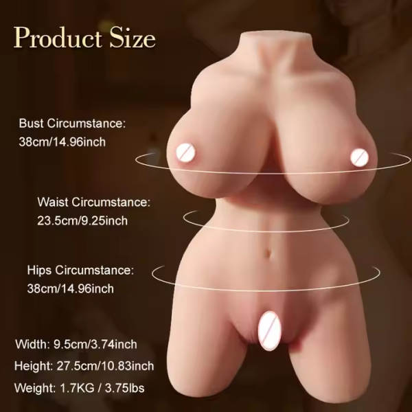 Masturbation Silikonpuppe Sexspielzeug Chinese made cat vaginal anus male masturbation saxophone male full body doll – Bild 4